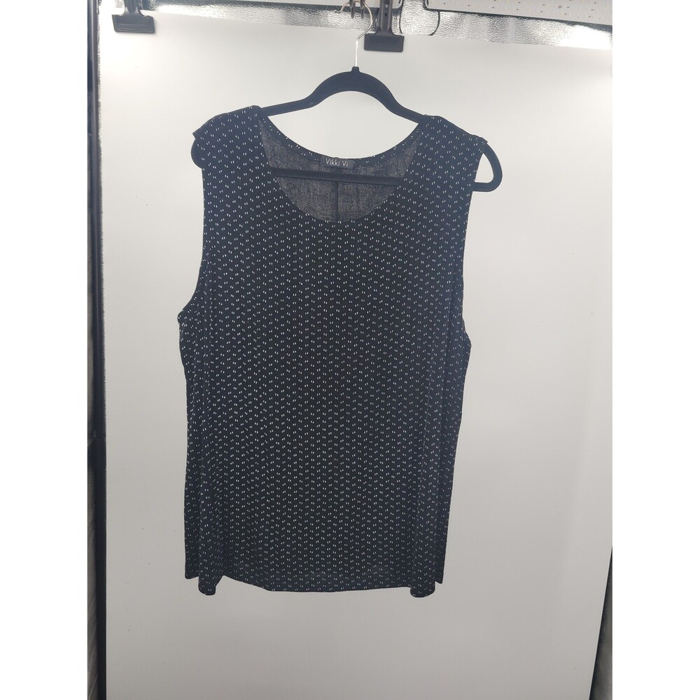 New Vikki Vi Slinky Tank Top Sz 2X Basic Capsule Travel Office Career